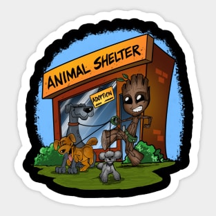 Pet Adoption Sticker